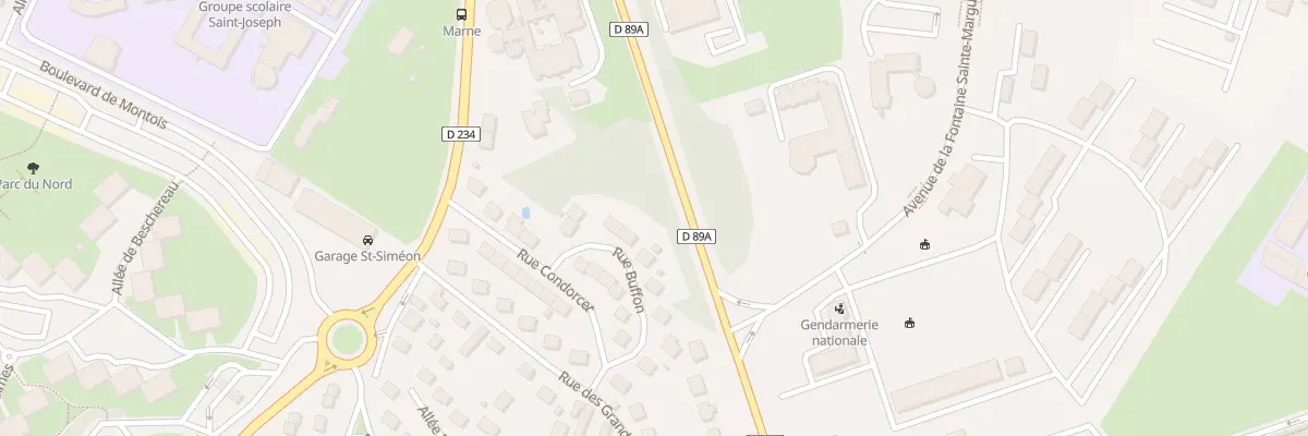 Plan du 12 Rue Buffon à Auxerre