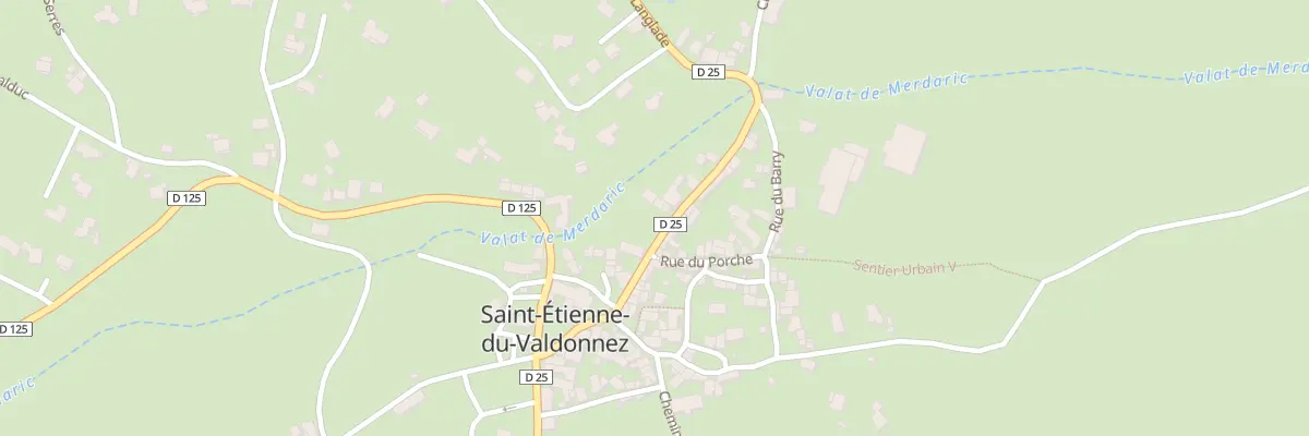 Plan du 17 Rue Droite à Saint-Étienne-du-Valdonnez