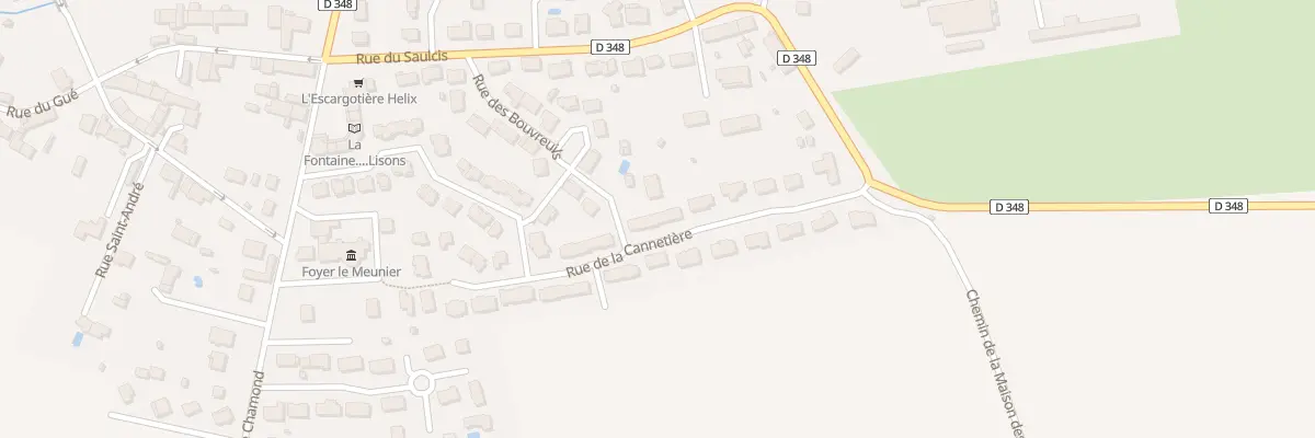 Plan du 7 Rue de la Cannetière à Gurgy