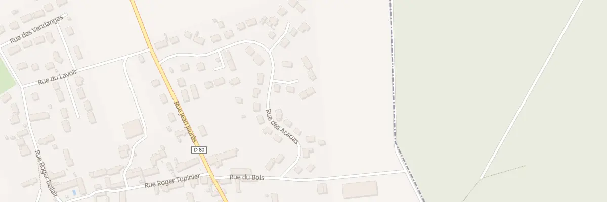Plan du 21 Rue des Acacias à Chemilly-sur-Yonne