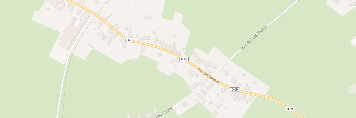 Plan du 40 Rue de Verdun à Mennevret