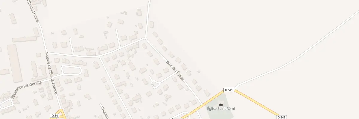 Plan du 12 Rue de l’Eglise à Vivaise