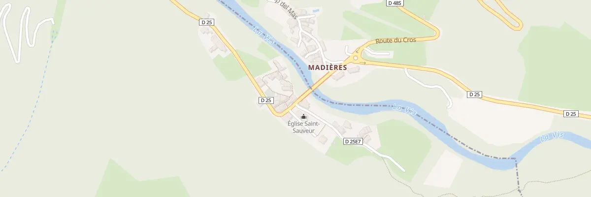 Plan du 5241 Madières à Saint-Maurice-Navacelles