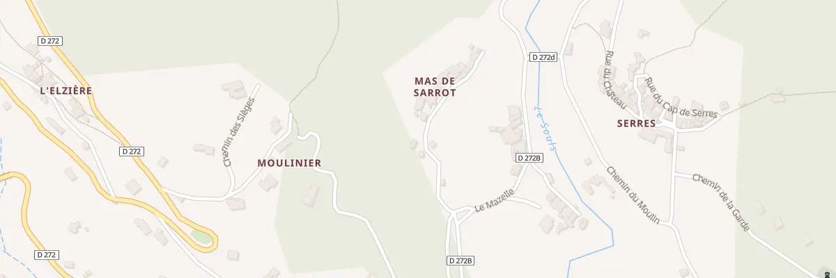 Plan du 5354 Le Mas Sarrot à Bréau-Mars