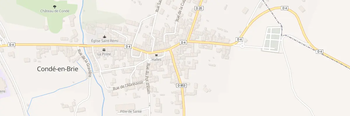 Plan du 3 Rue Jean Huss à Condé-en-Brie