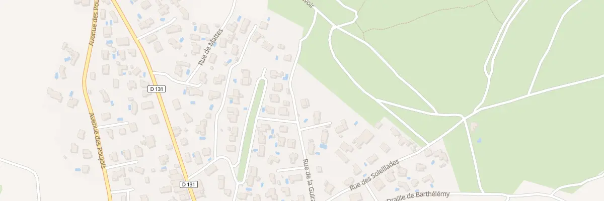 Plan du 6 Rue de la Guirale à Vendémian