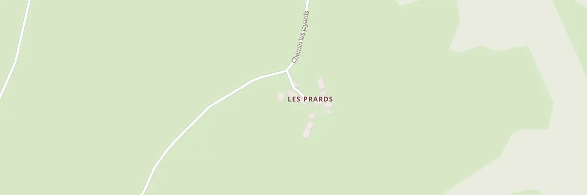 Plan du 2 Che les Prards à Arronnes