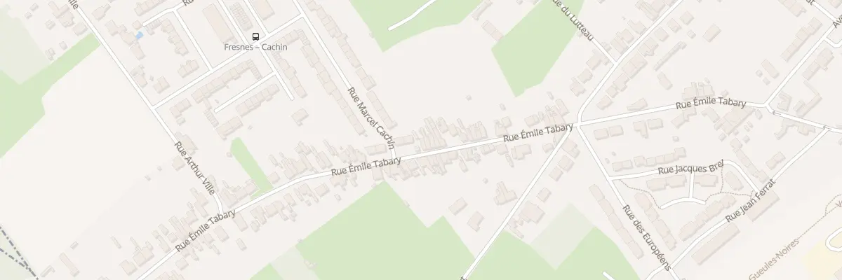 Plan du 732 Rue Emile Tabary à Fresnes-sur-Escaut