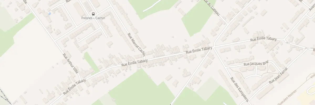 Plan du 724 Rue Emile Tabary à Fresnes-sur-Escaut