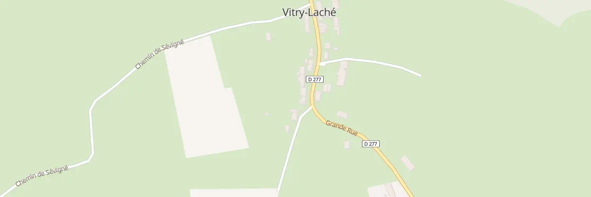 Plan du 43 Grande Rue à Vitry-Laché