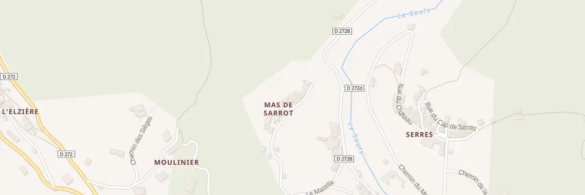 Plan du 5108 Le Mas Sarrot à Bréau-Mars