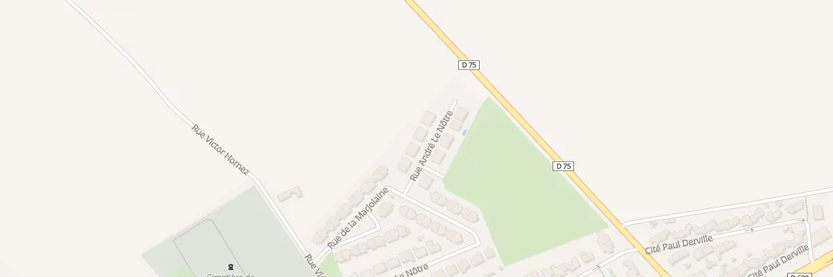Plan du 41 Rue André le Nôtre à Saint-Saulve