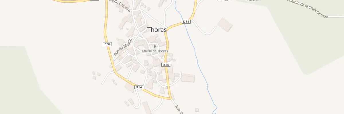 Plan du 255 Rue de la Margeride à Thoras