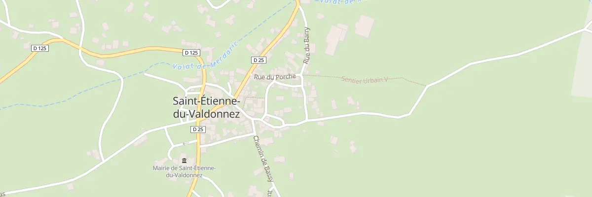 Plan du 9 Rue du Barry à Saint-Étienne-du-Valdonnez