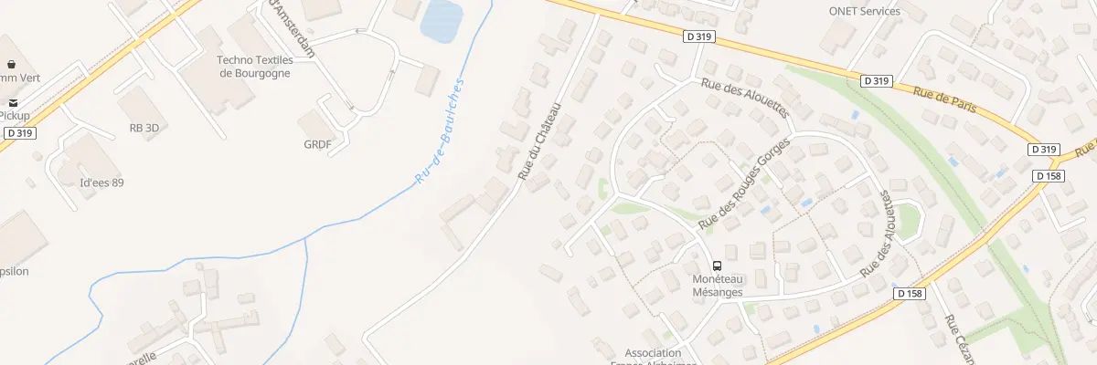 Plan du 15 Rue du Château à Monéteau
