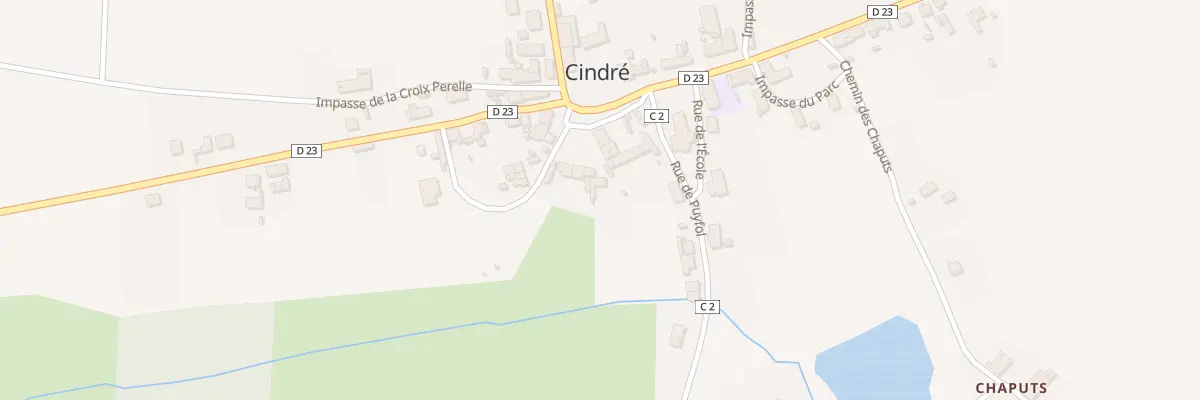 Plan du 5050 Le Bourg à Cindré