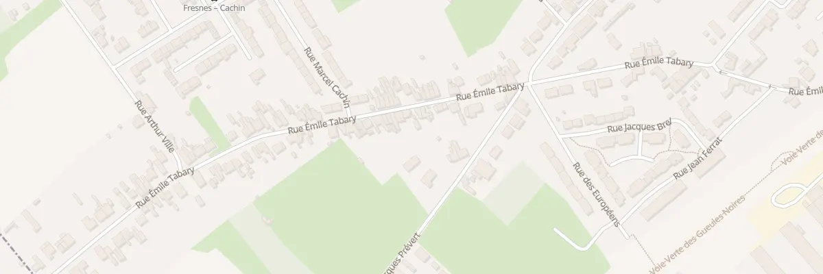 Plan du 711 Rue Emile Tabary à Fresnes-sur-Escaut