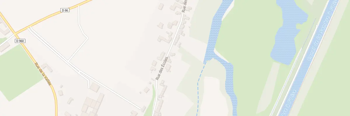 Plan du 22 Rue des Ecoles à Vadencourt