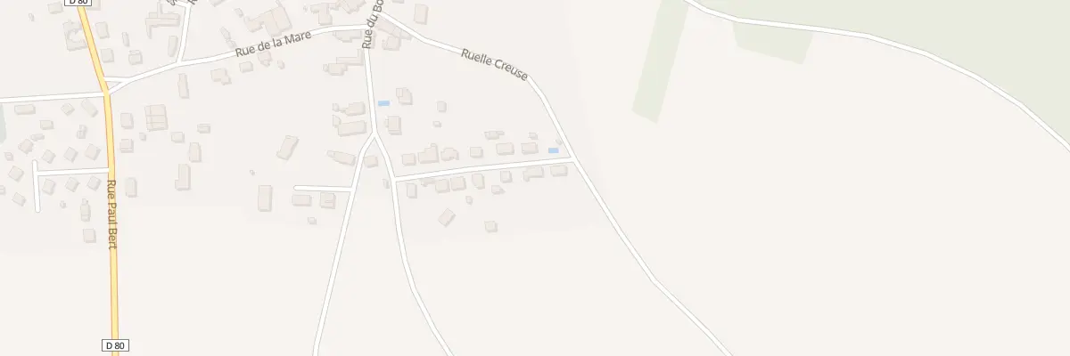 Plan du 8 Rue Creuse à Beaumont