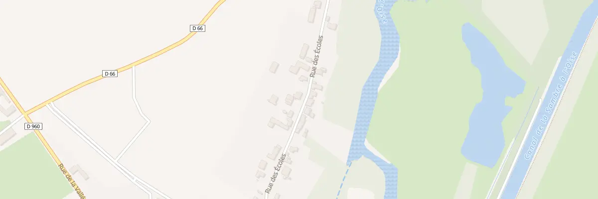 Plan du 19 Rue des Ecoles à Vadencourt