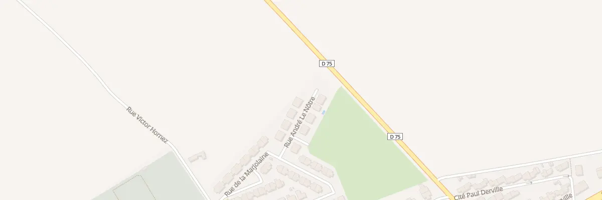 Plan du 47 Rue André le Nôtre à Saint-Saulve
