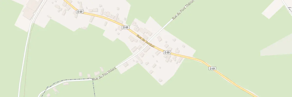 Plan du 1 Rue du Pou Volant à Mennevret