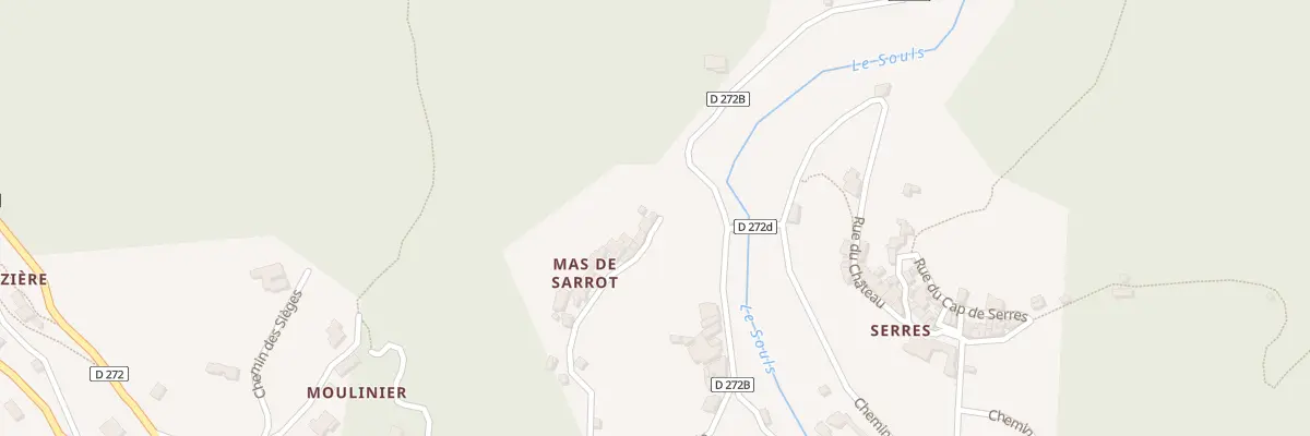Plan du 5115 Le Mas Sarrot à Bréau-Mars