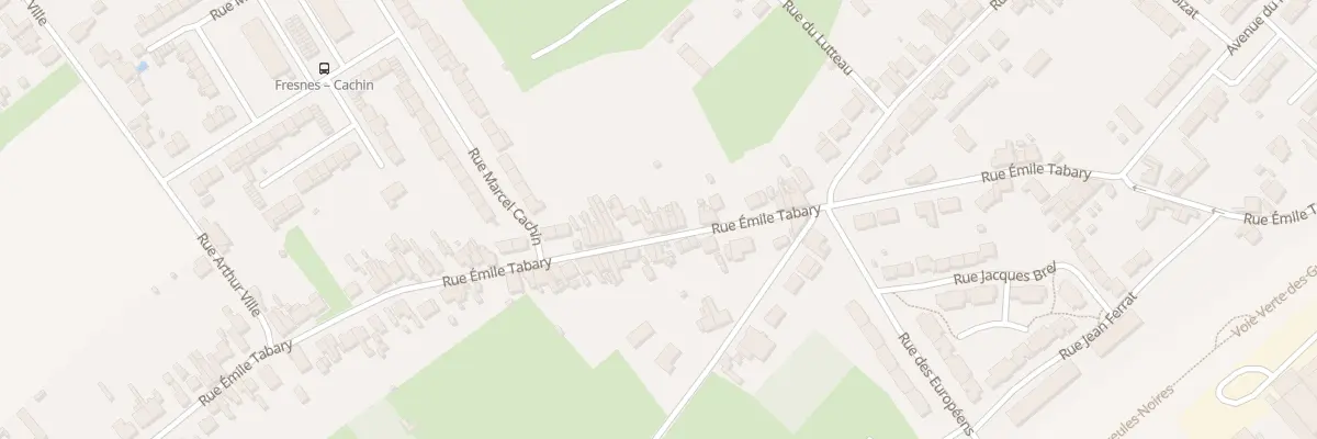 Plan du 680 Rue Emile Tabary à Fresnes-sur-Escaut