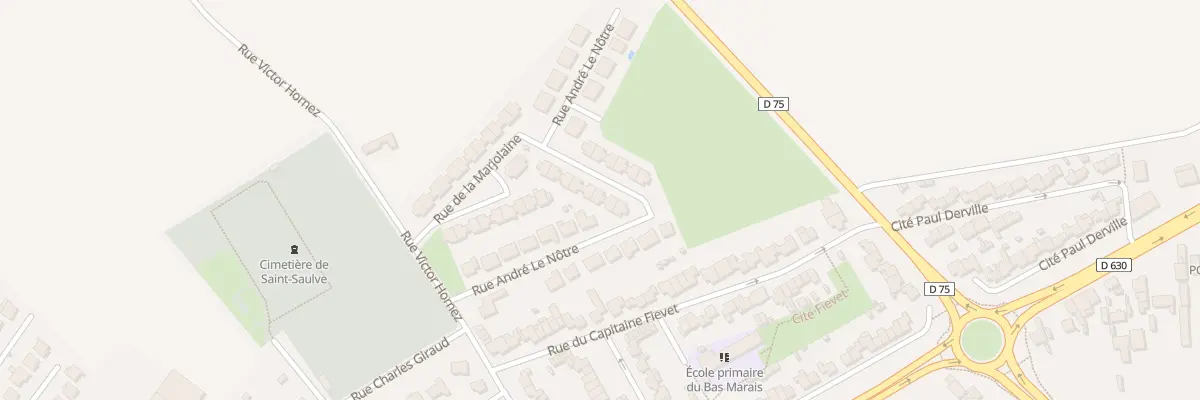 Plan du 21 Rue André le Nôtre à Saint-Saulve