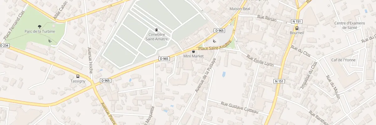Plan du 23B Rue du 24 Août à Auxerre