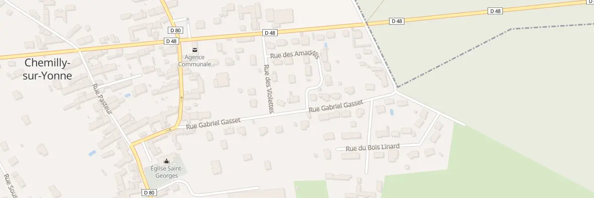 Plan du 5B Rue Gabriel Gasset à Chemilly-sur-Yonne