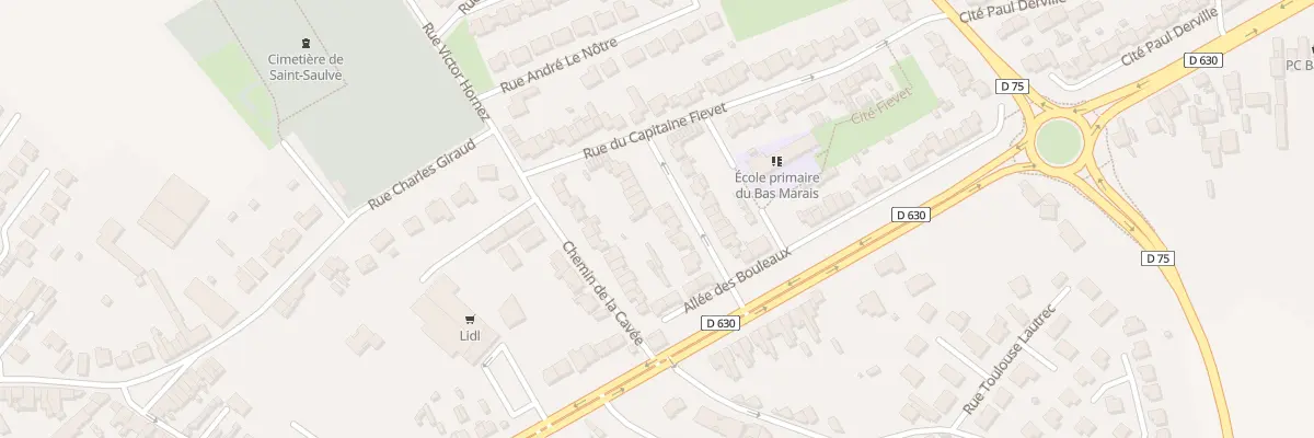 Plan du 7 Rue du Moulin Rouge à Saint-Saulve