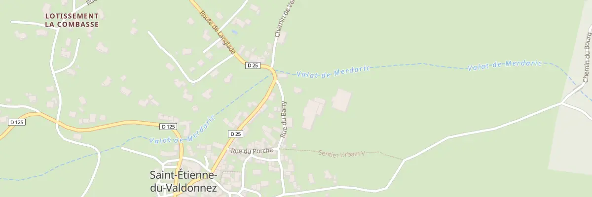 Plan du 26 Rue du Barry à Saint-Étienne-du-Valdonnez