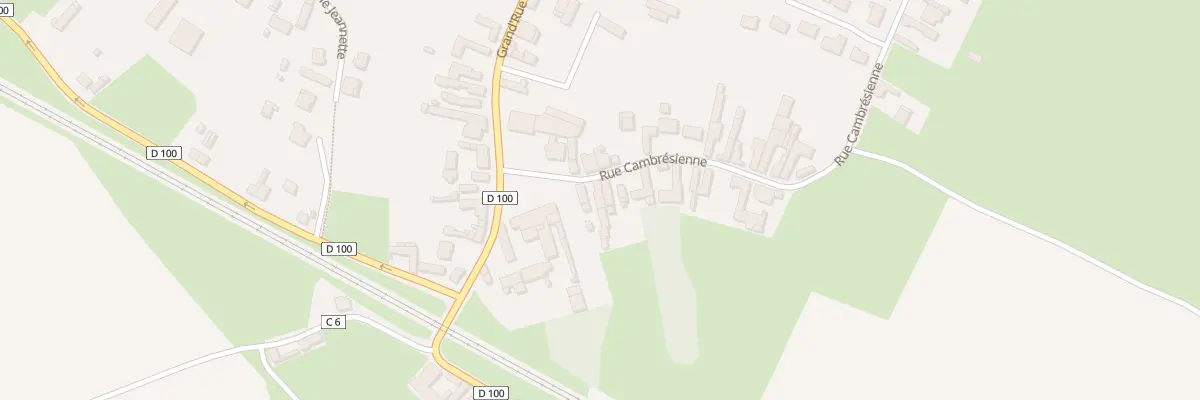 Plan du 60 Rue Cambresienne à Sepmeries