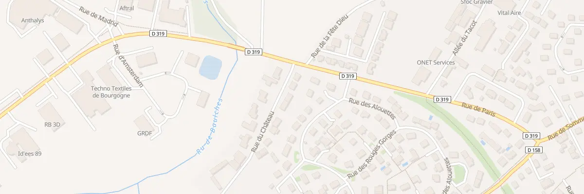Plan du 5 Rue du Château à Monéteau