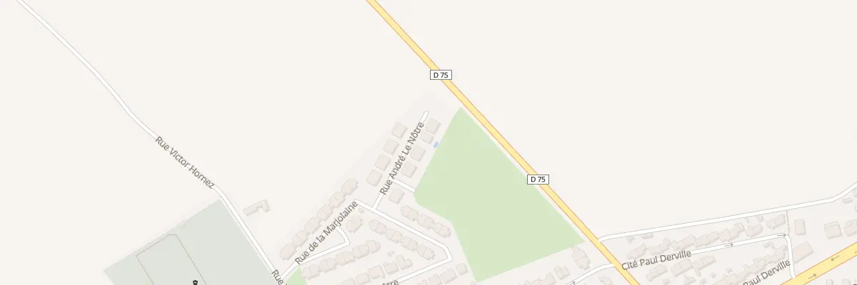 Plan du 42 Rue André le Nôtre à Saint-Saulve