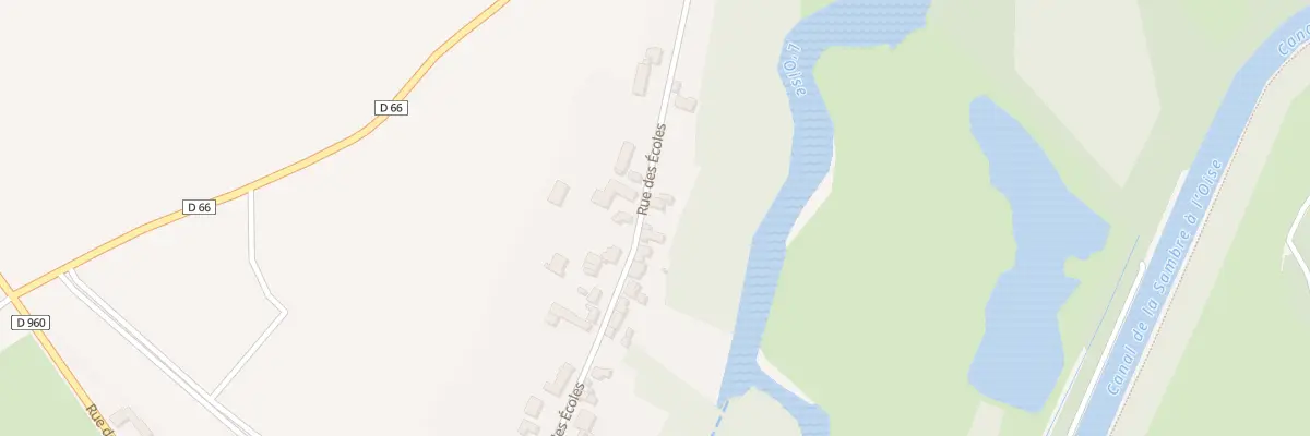 Plan du 38 Rue des Ecoles à Vadencourt