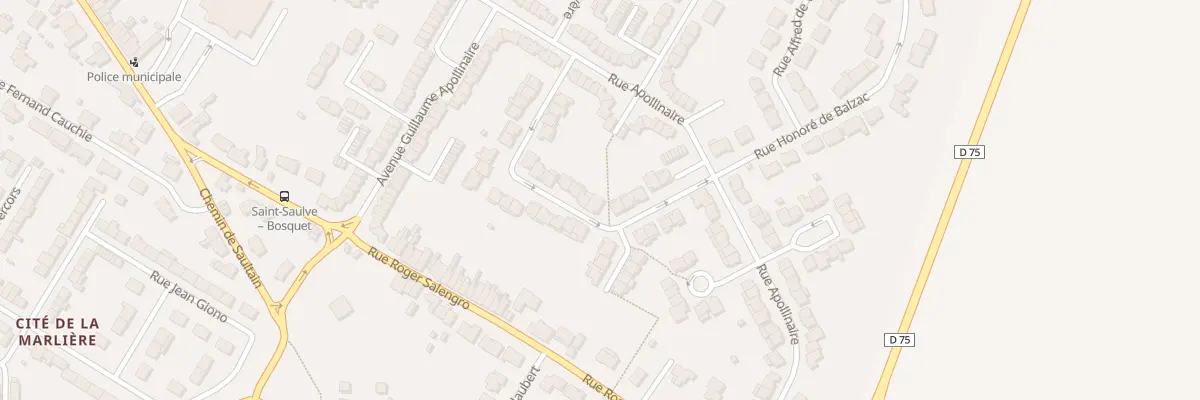 Plan du 34 Rue Jacques Prévert à Saint-Saulve