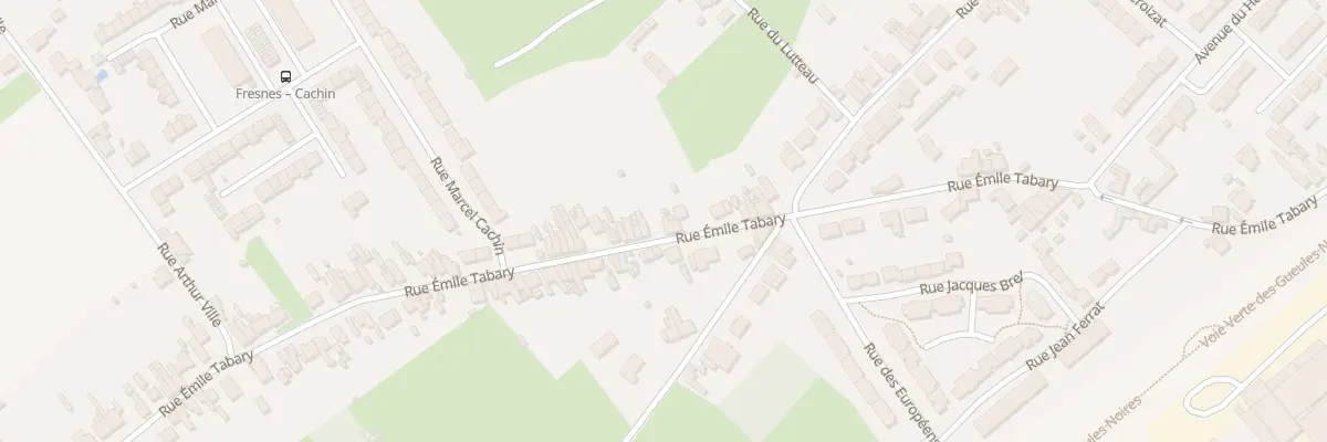 Plan du 648 Rue Emile Tabary à Fresnes-sur-Escaut