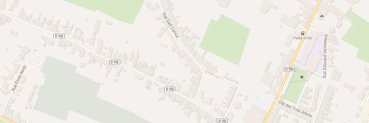Plan du 123 Rue Carnot à Vieux-Condé