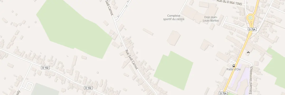 Plan du 218 Rue Carnot à Vieux-Condé