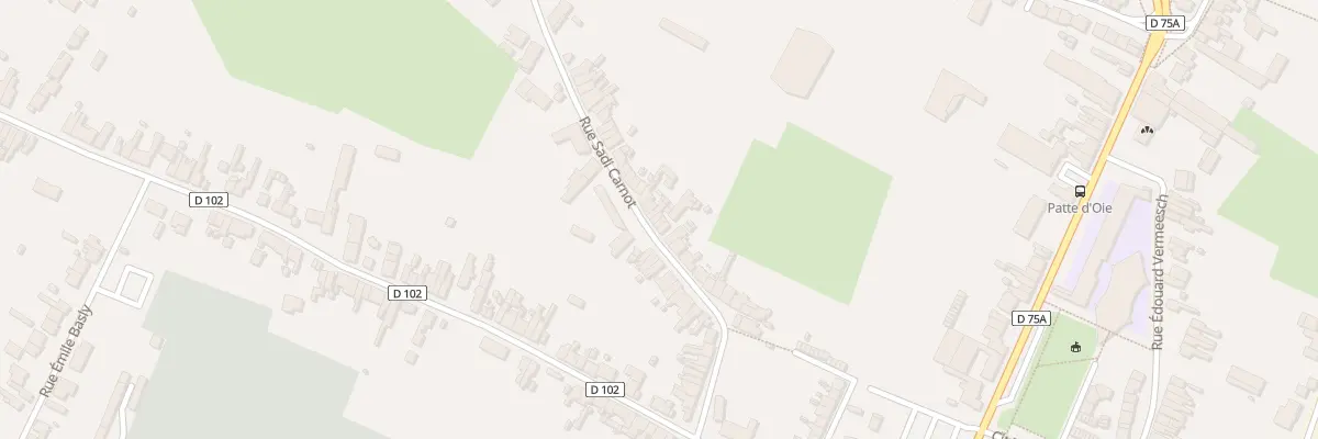 Plan du 166 Rue Carnot à Vieux-Condé