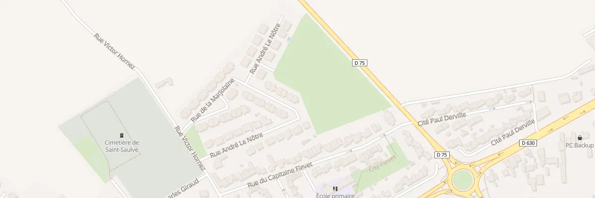 Plan du 18 Rue André le Nôtre à Saint-Saulve