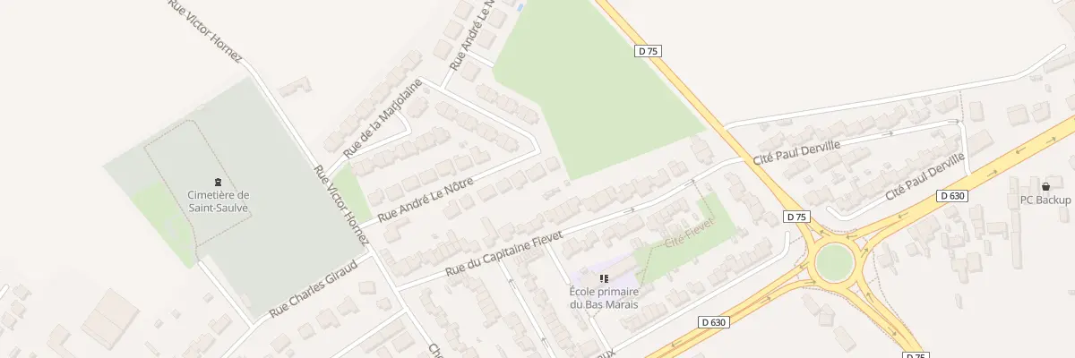 Plan du 12 Rue André le Nôtre à Saint-Saulve
