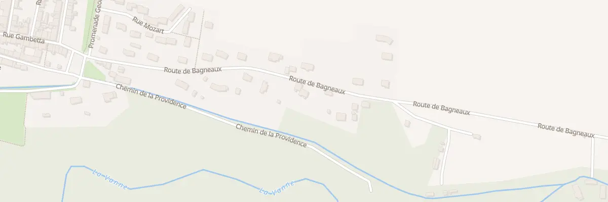 Plan du 17 Rte de Bagneaux à Villeneuve-l’Archevêque