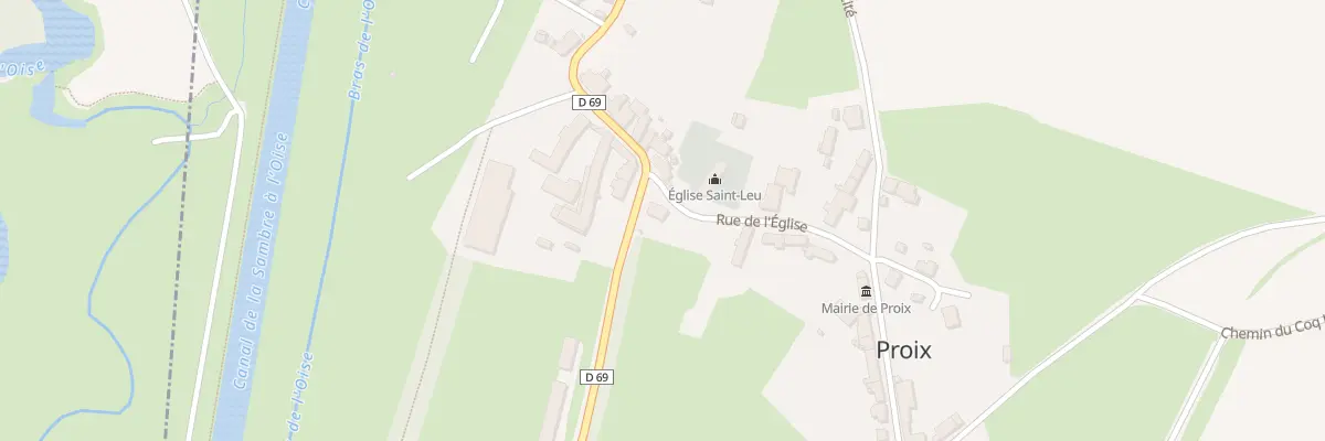 Plan du 11 Rue de l’Eglise à Proix