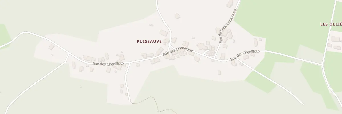 Plan du 34 Rue des Chenilloux -Puissauve à Courpière