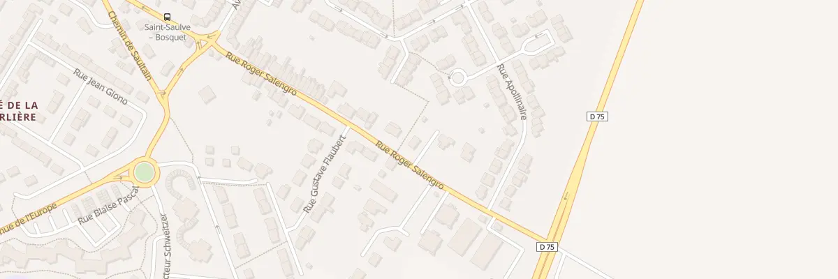 Plan du 85 Rue Roger Salengro à Saint-Saulve