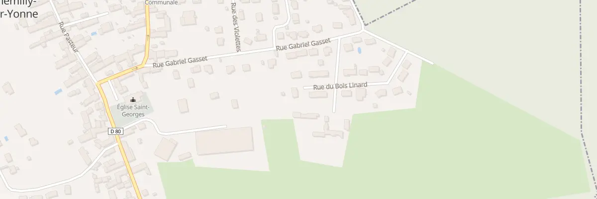 Plan du 19 Rue du Bois Linard à Chemilly-sur-Yonne
