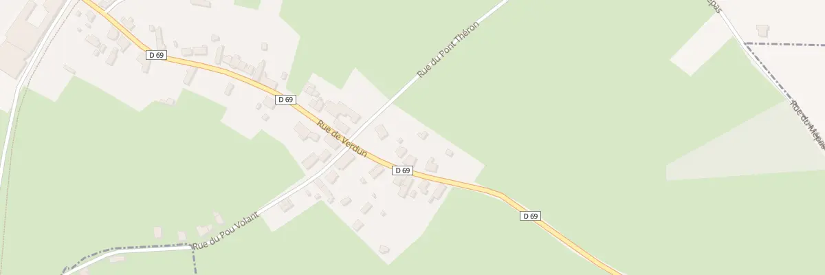 Plan du 71 Rue de Verdun à Mennevret